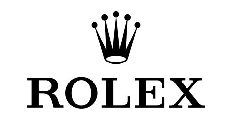 rolex watch symbol|Rolex logo black and white.